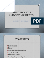 Casting Procedure and Casting Defects - Sept 2019 Seminar
