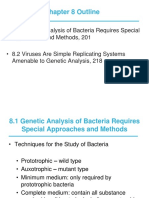 Chapter 8 Outline Bacterial Genetic Analysis