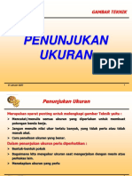 Penunjukan Ukuran