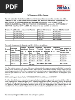 Interest Certificate