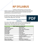 SNAP syllabus guide for MBA entrance exam