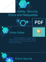 Online Safety Security Ethics and Netiquettes