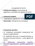 Plan de Lectie-Organigrama Unei Agentii de Turism