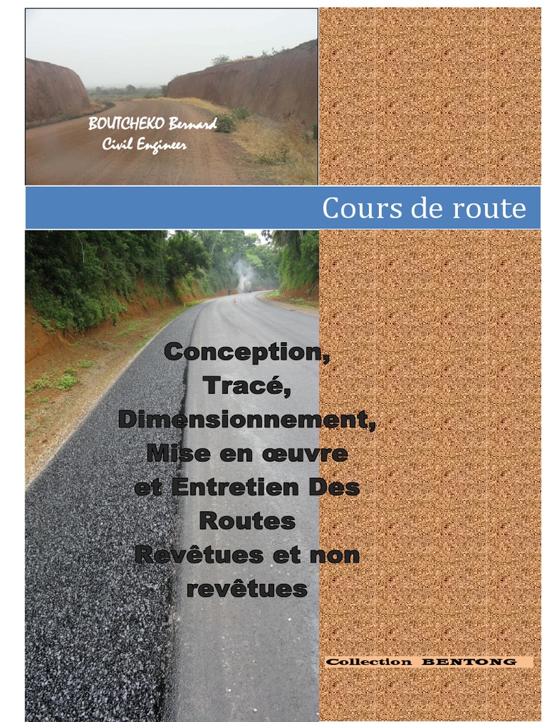 Cours de conception des routes en génie civil | PDF | Route ...