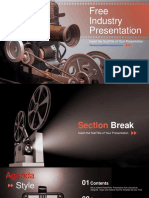 Old Style Movie Projector PowerPoint Templates