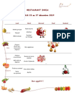 Menu Du 23 Décembre Au 3 Janvier