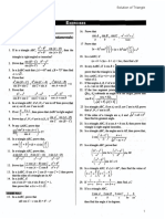 Solution of Triangle PDF