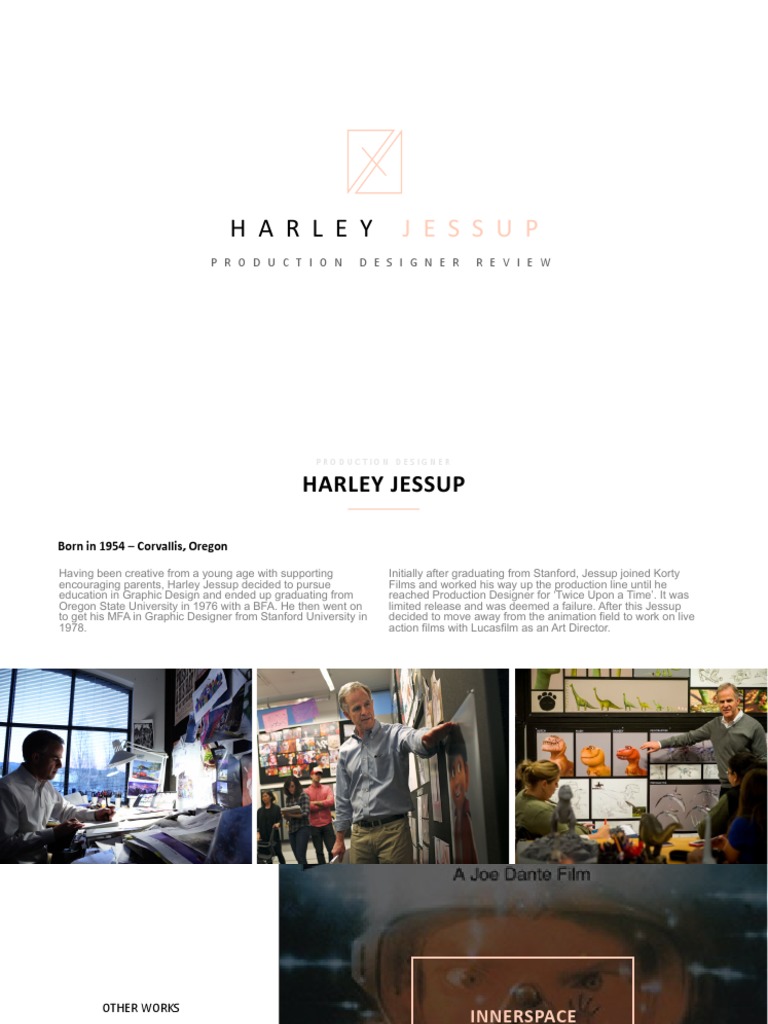 Harley Jessup Production Designer Review Pdf Animation