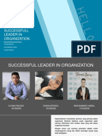 Leadership (Pemimpin Yang Sukses Dalam Organisasi