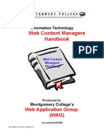 Web Content Managers Handbook