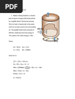 Thermodynamics Question and Answer