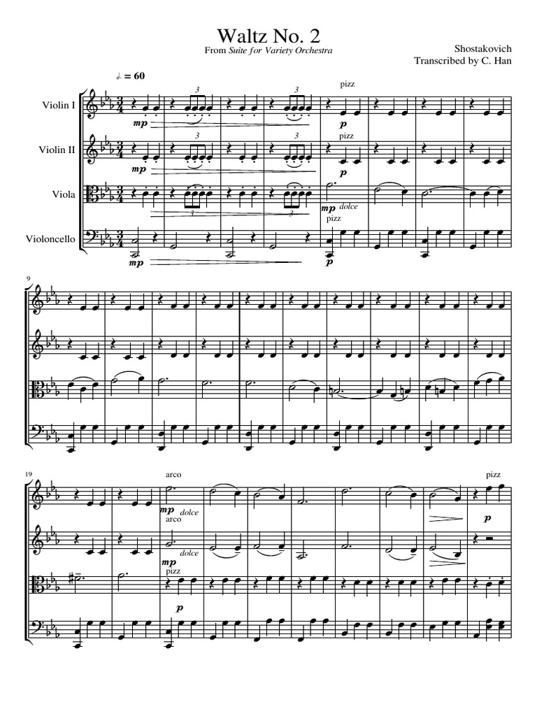 Waltz No. 2 Shostakovich PDF | PDF