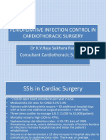 Perioperative Infection Control in Cardiothoracic Surgery