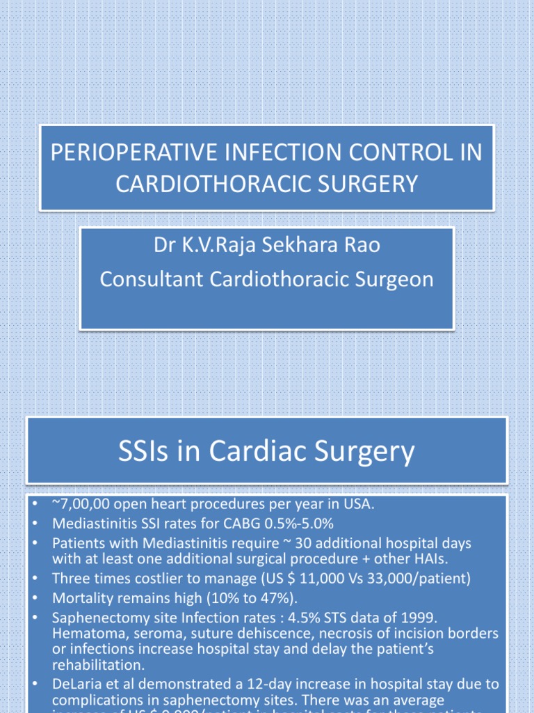 Mediastinitis Prevention in Cardiac Surgery | PDF | Cardiac Surgery ...