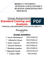 New Standard Costi& Variance Analysis (G1)
