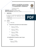 Practica #10 Humidificacion y Psicrometria