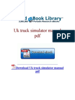 Uk Truck Simulator Manual PDF