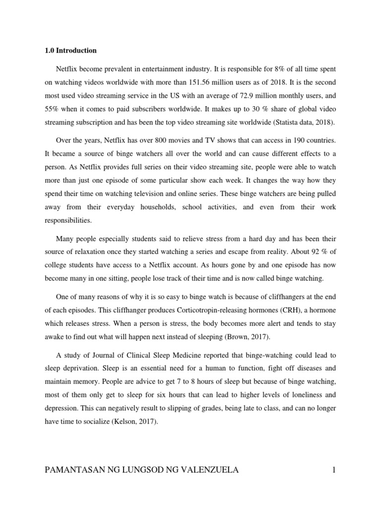 Netflix Effect Pdf Descriptive Statistics Statistics