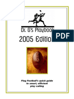 Dr. G's Flag Football Playbook 2005 Edition