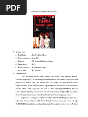 Resensi Novel Tujuh Lukisan Horror