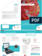 Platelet Aggregometer Platelet Function Testing Stago France PDF
