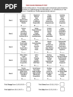 True Colors Test | PDF | Color | Social Psychology