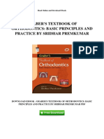 Grabers Textbook of Orthodontics Basic Principles and Practice by Sridhar Premkumar PDF