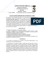 ACTA DE ASAMBLEA ORDINARIA DE ACCIONISTAS No. 08-2016