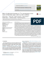 Effects of Radiocesium Inventory On 137Cs Concentrations in River PDF