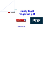 Barely Legal Magazine PDF