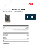 1SDA072159R1 E1 2n 1000 Ekip Hi Touch Lsig 3p WMP PDF