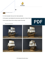 DIY Cardboard Pirate Ship PDF