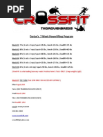 Darian's 7 Week Powerlifting Program PDF