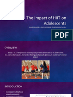 Effects of Hitt in Adolescents Study Review
