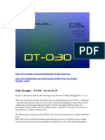 DT-030 - Review 21-29 - Daily Thoughts