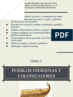 PUEBLOS INDÍGENAs, COLONIZADORES y Romanos Modificado