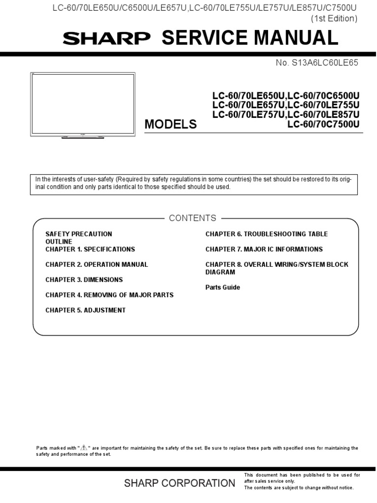 Câble Module Wi-Fi Pour TV Sharp – LC-70LE650U – Neuf (ouvert Jamais Utilisé)