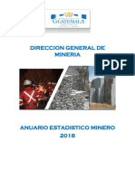 Anuario Estadistico Minero 2018