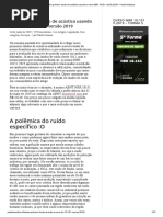 Meu primeiro laudo de acústica usando a nova NBR 10151 versão 2019 - Portal Acústica