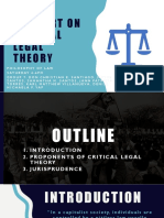 Revised A Report On Critical Legal Theory