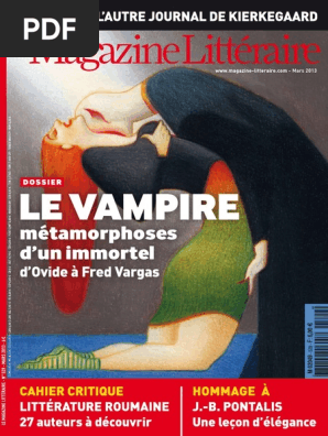 Le Nouveau Magazine Litteraire Le Vampire Vampires Dracula