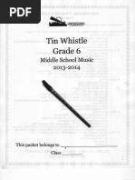 Grade 6 Tin Whistle Packet