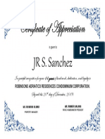 Certificate Formal Sample