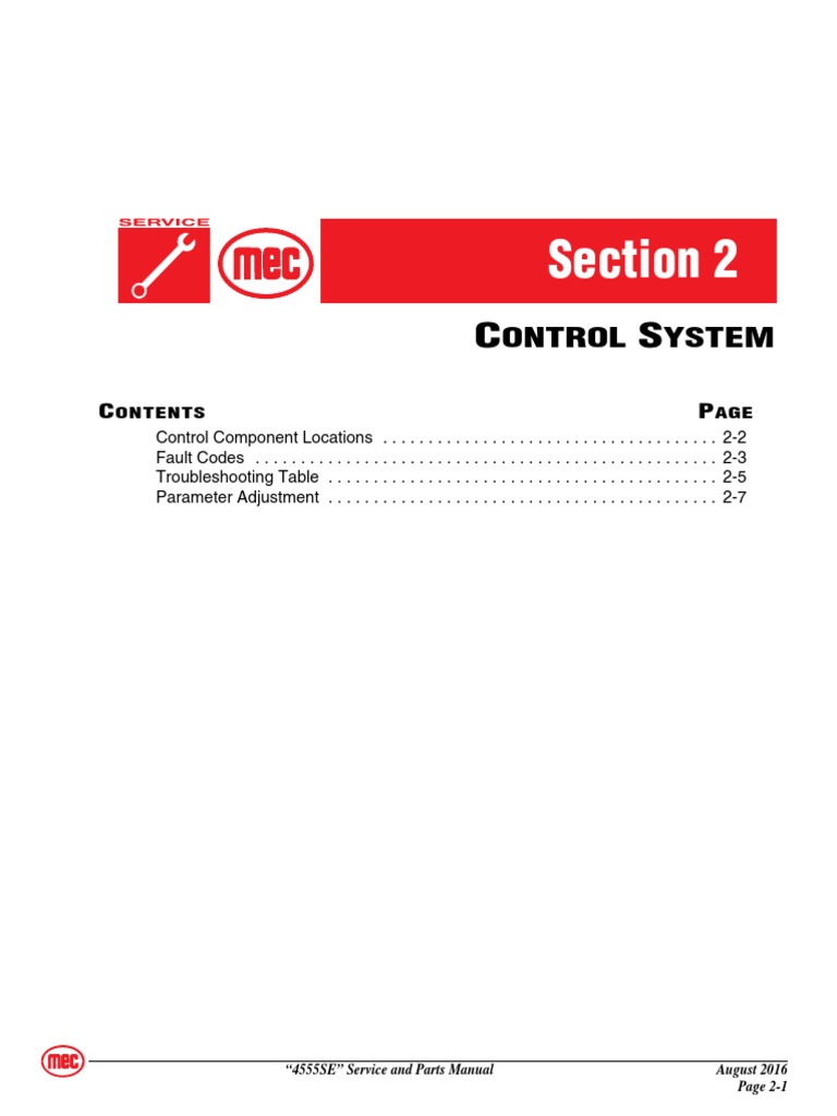 Troubleshooting Guide for Lift Control System Fault Codes PDF