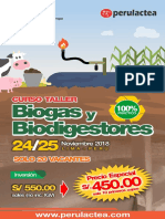 Curso Taller Biogas Biodigestores 2018