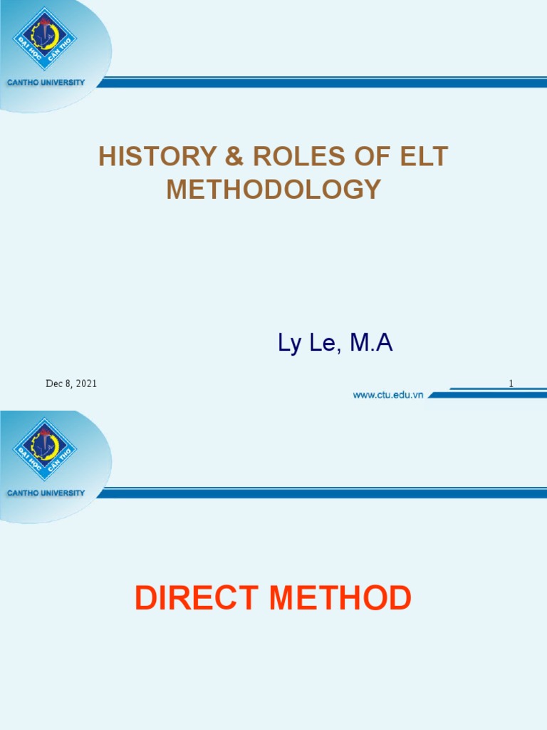 History and Principles of Direct Method | PDF | Career & Growth ...