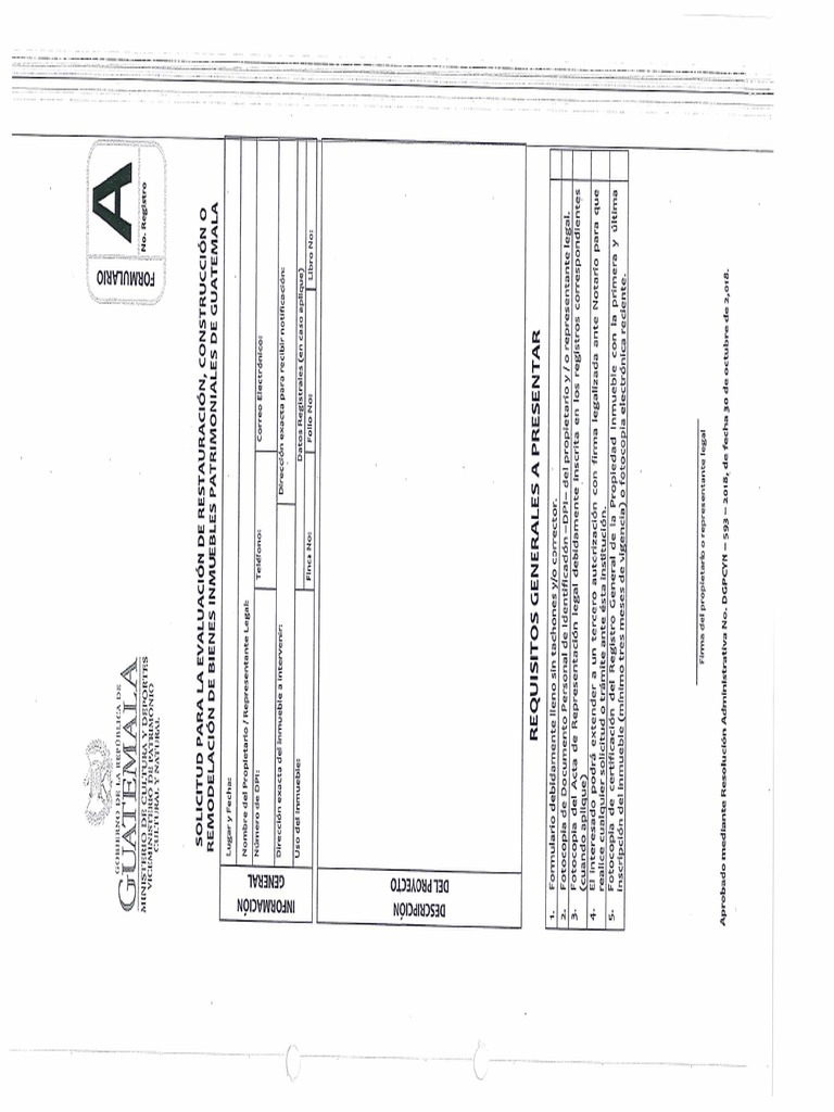 Formulario A | PDF
