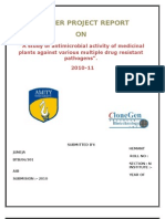 Download Antimicrobial Project No 1 by Semant Juneja SN44164969 doc pdf