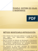 Método Montecarlo y Sistema de Colas