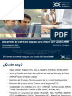 Desarrollo de Software Seguro Una Vision Con OpenSAMM-Vicente Aguilera Diaz
